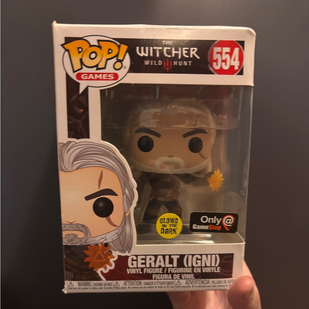 The Witcher, Geralt (Igni) Funko pop (authentic)